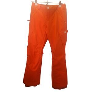 Burton Girls' XL (14/16) Orange Insulated Ski Snowboard Pants Dryride
